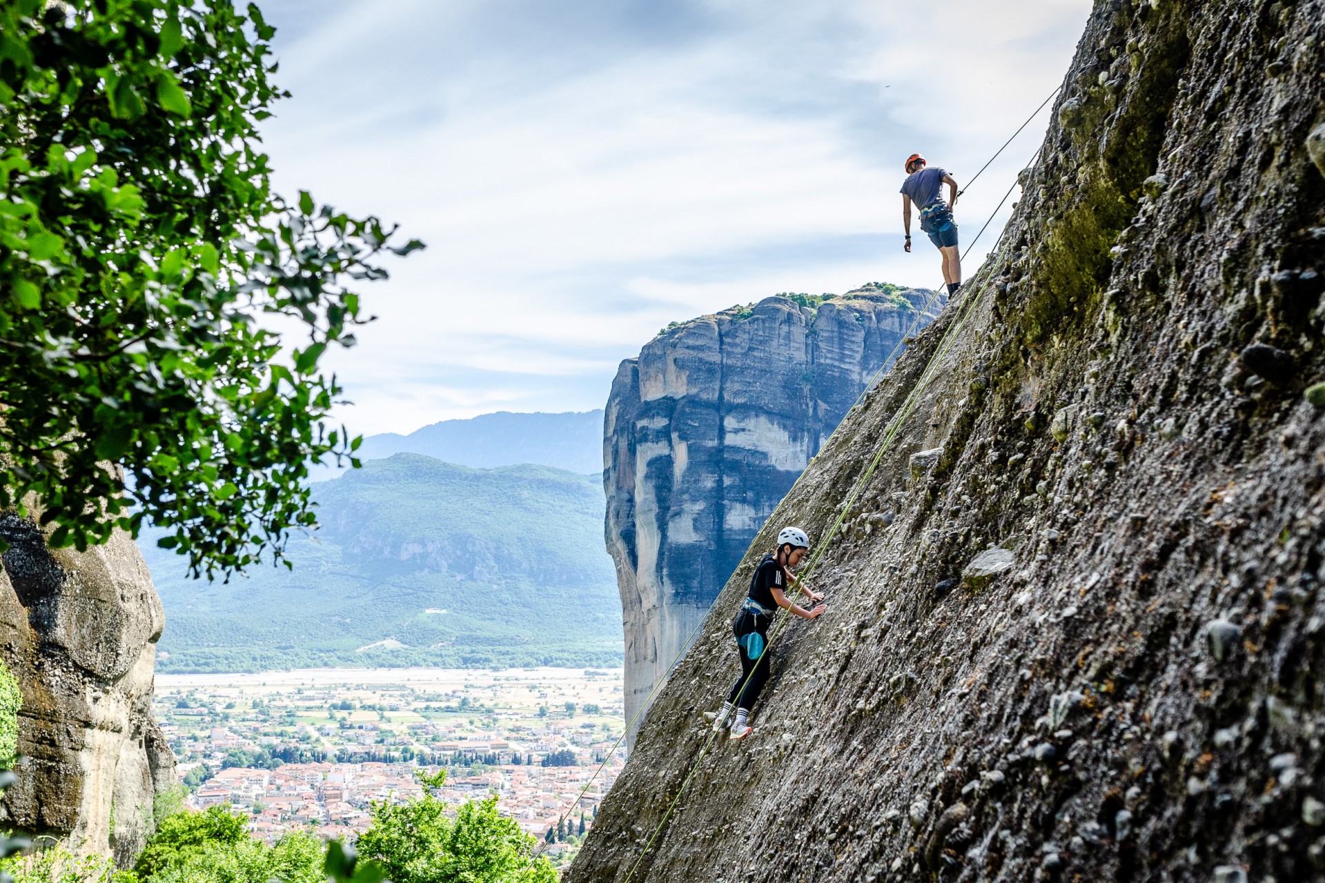 Meteora Rock Climbing for beginners or intermediate rock climbers!