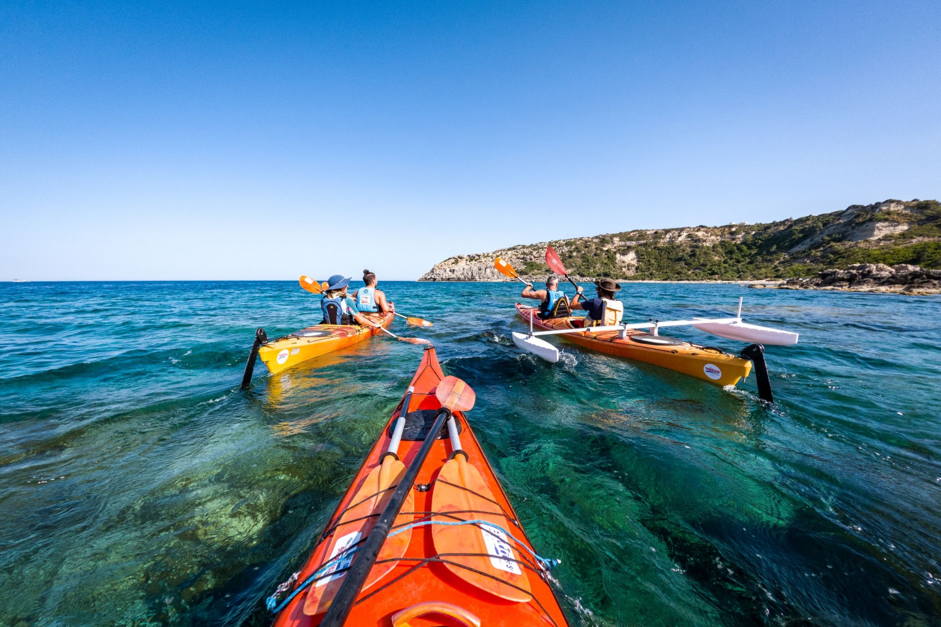 Rhodes: Sea kayaking tour for people with disabilities (private tour)