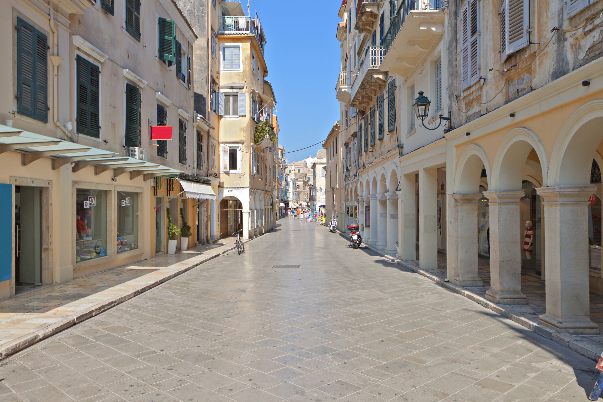 The piazza at the old town