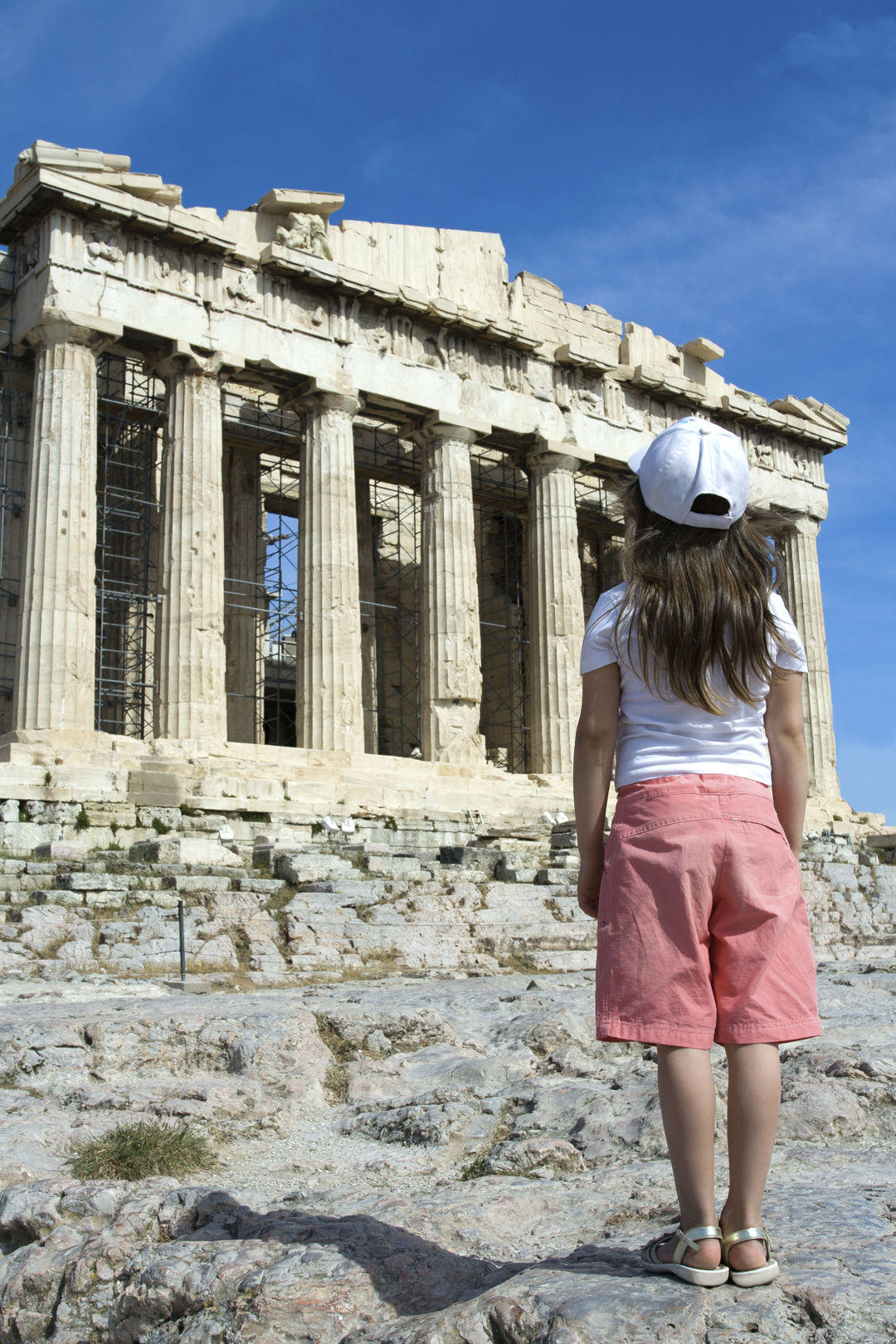 Visiting Acropolis Athens with kids