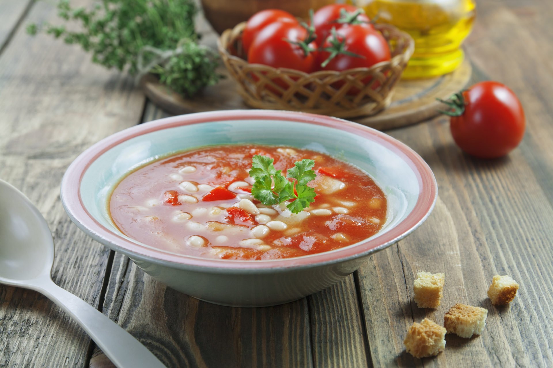 Tomato and Bean soup 