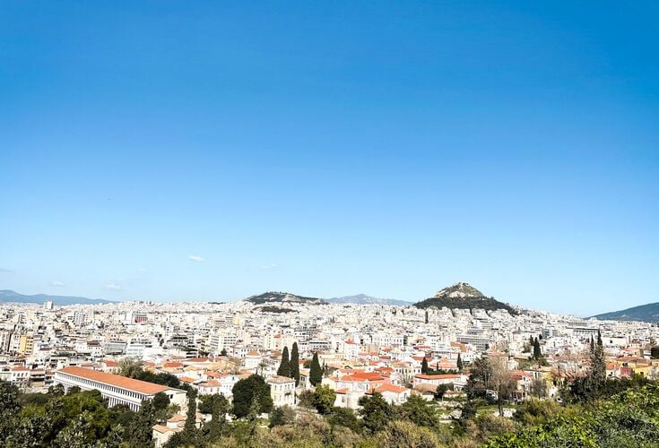 View of Athens from Pnyx Hill